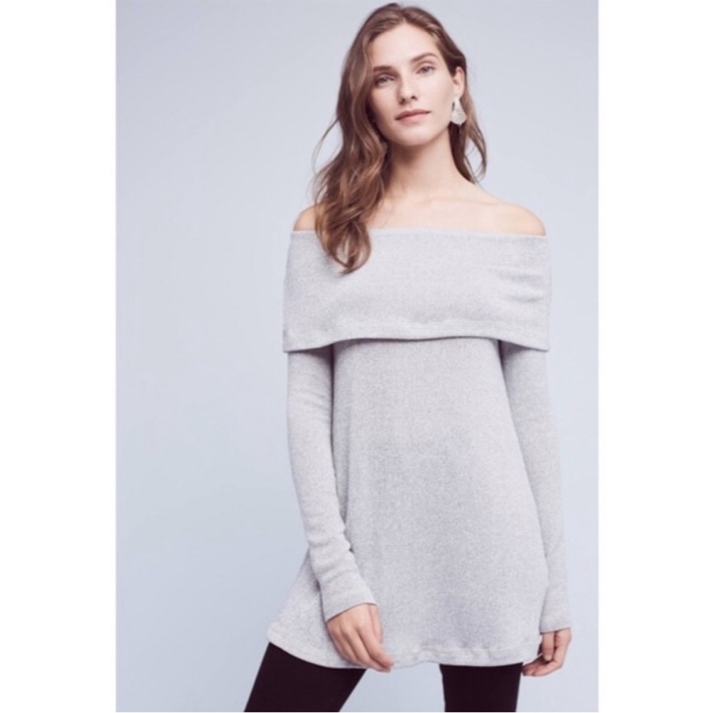 Anthropologie Eri + Ali Naples Off-The-Shoulder Top